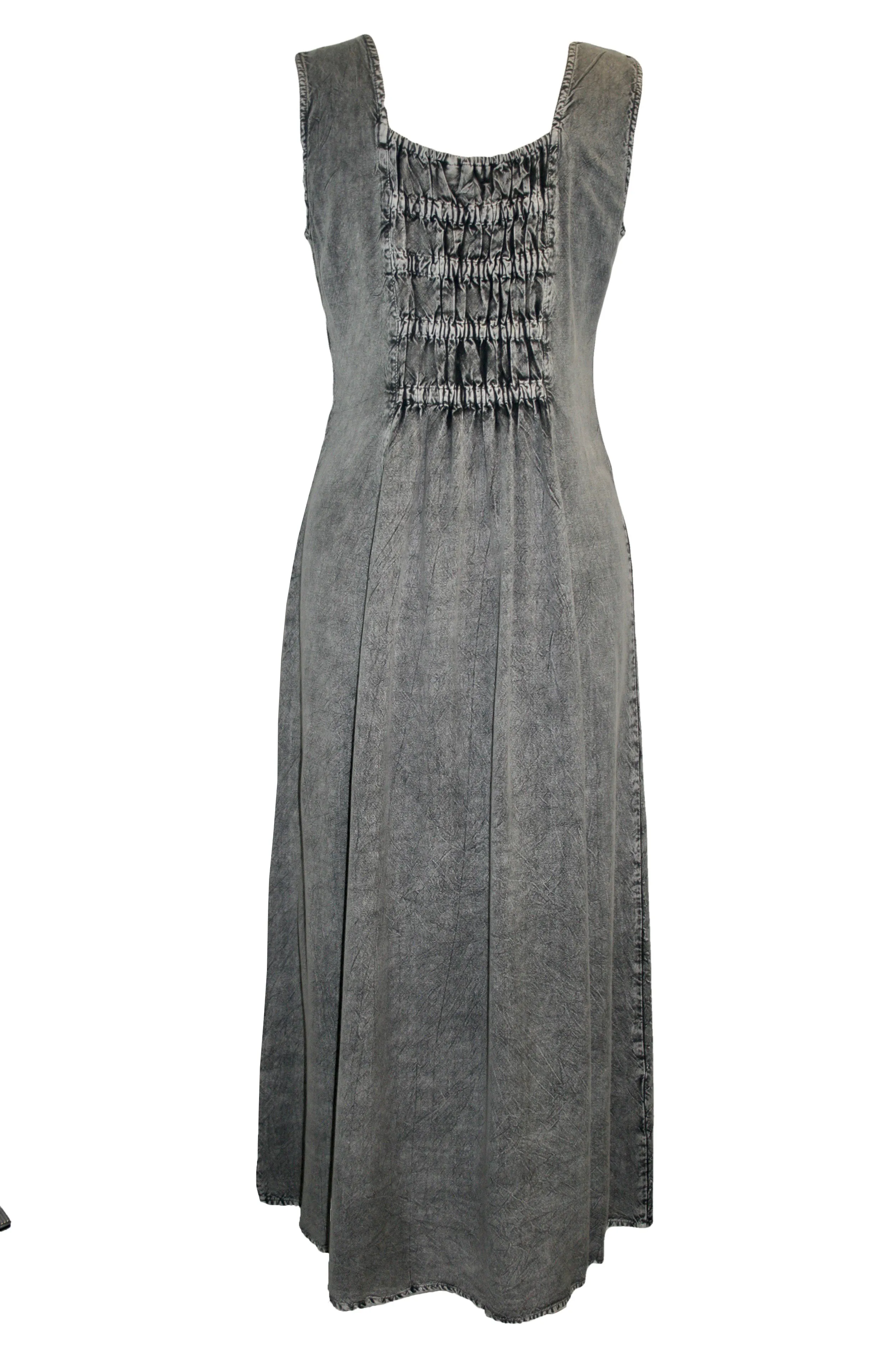 1004 DR Roman Victorian Sleeveless Embroidered Summer Dress