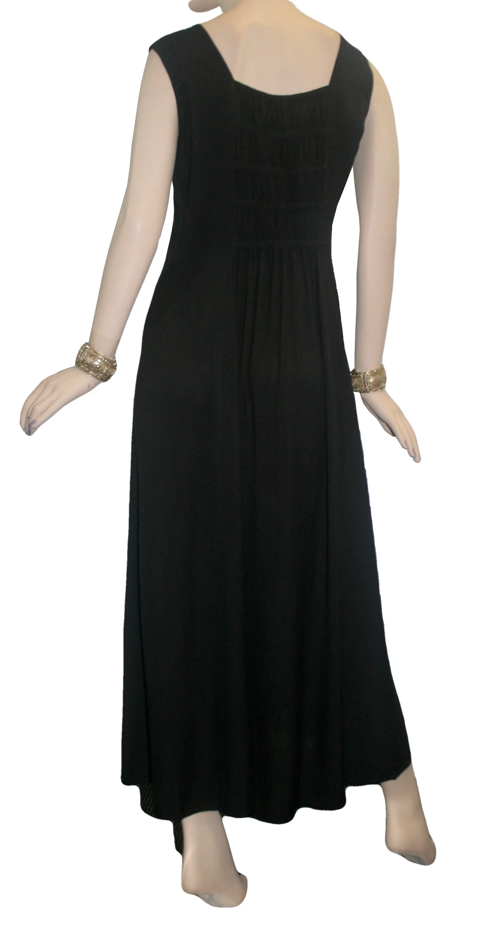 1004 DR Roman Victorian Sleeveless Embroidered Summer Dress