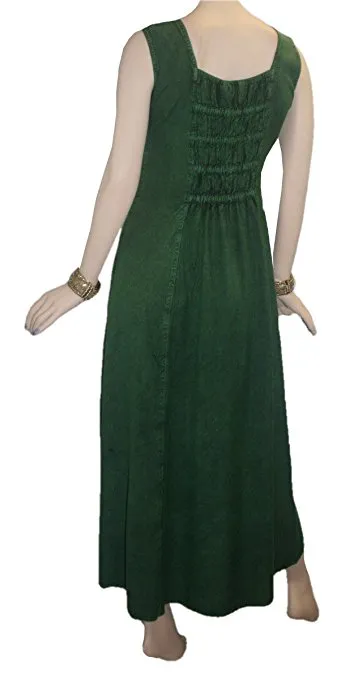 1004 DR Roman Victorian Sleeveless Embroidered Summer Dress