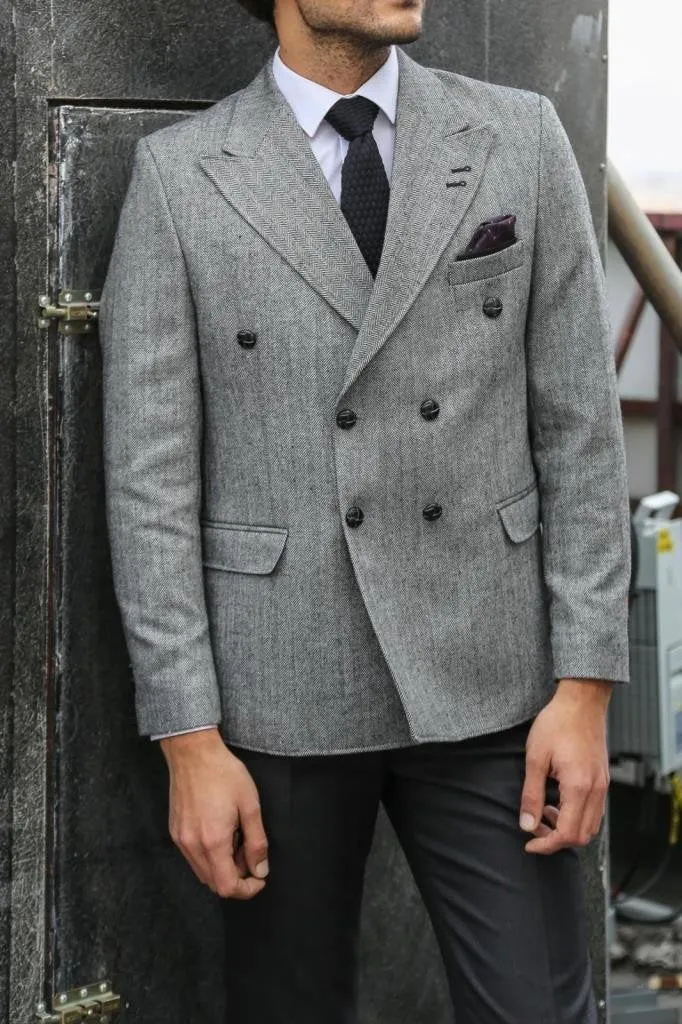 15531 Grey Blazer Jacket