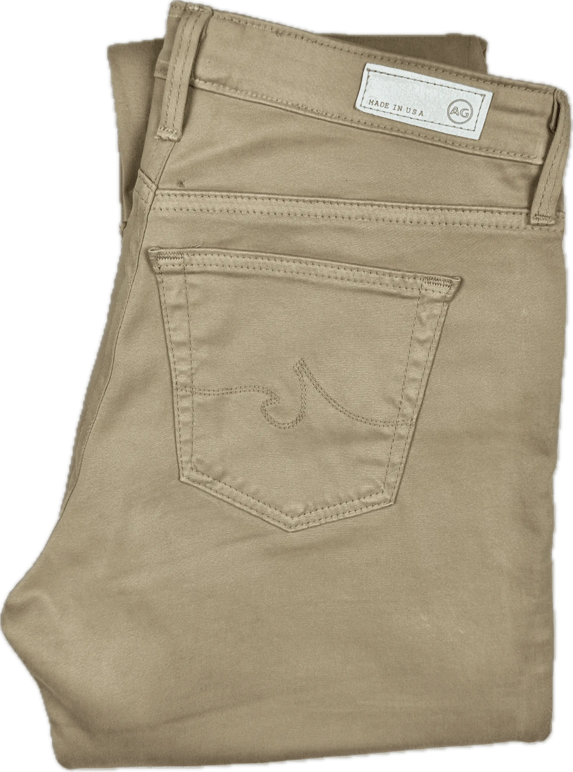 Adriano Goldschmied AG 'the Stilt'  Cigarette Slim Fit Beige Jeans- Size 29R