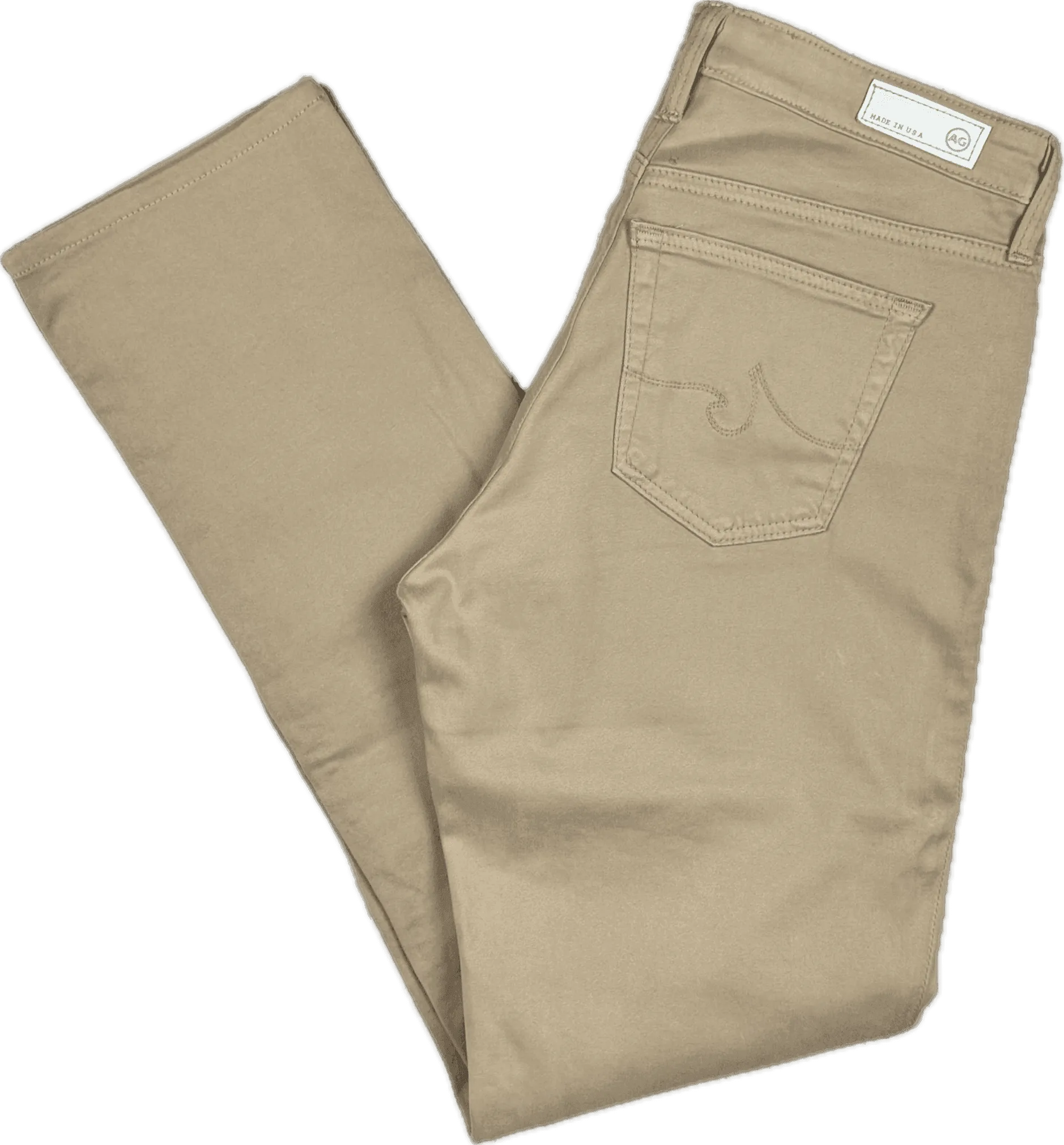 Adriano Goldschmied AG 'the Stilt'  Cigarette Slim Fit Beige Jeans- Size 29R