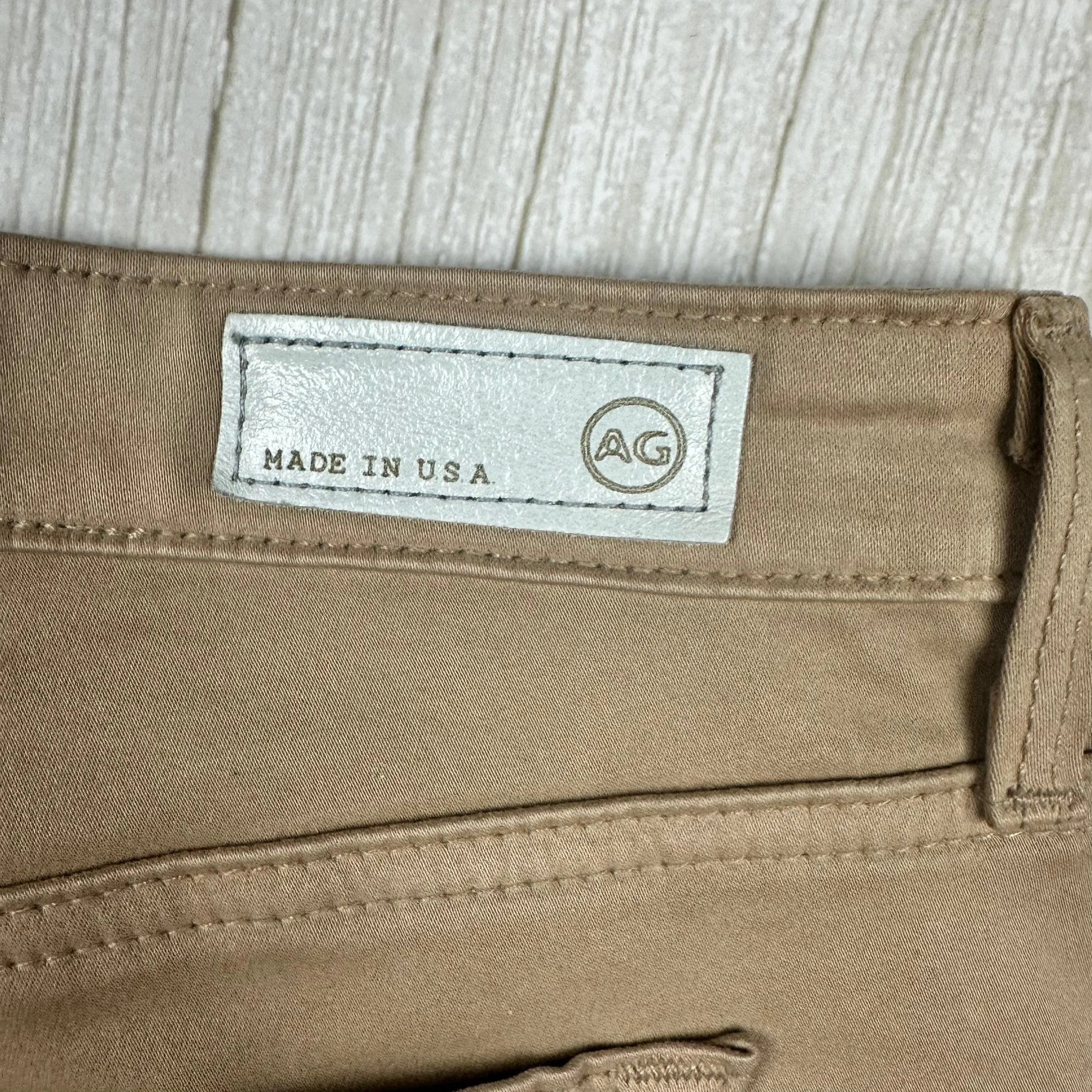 Adriano Goldschmied AG 'the Stilt'  Cigarette Slim Fit Beige Jeans- Size 29R
