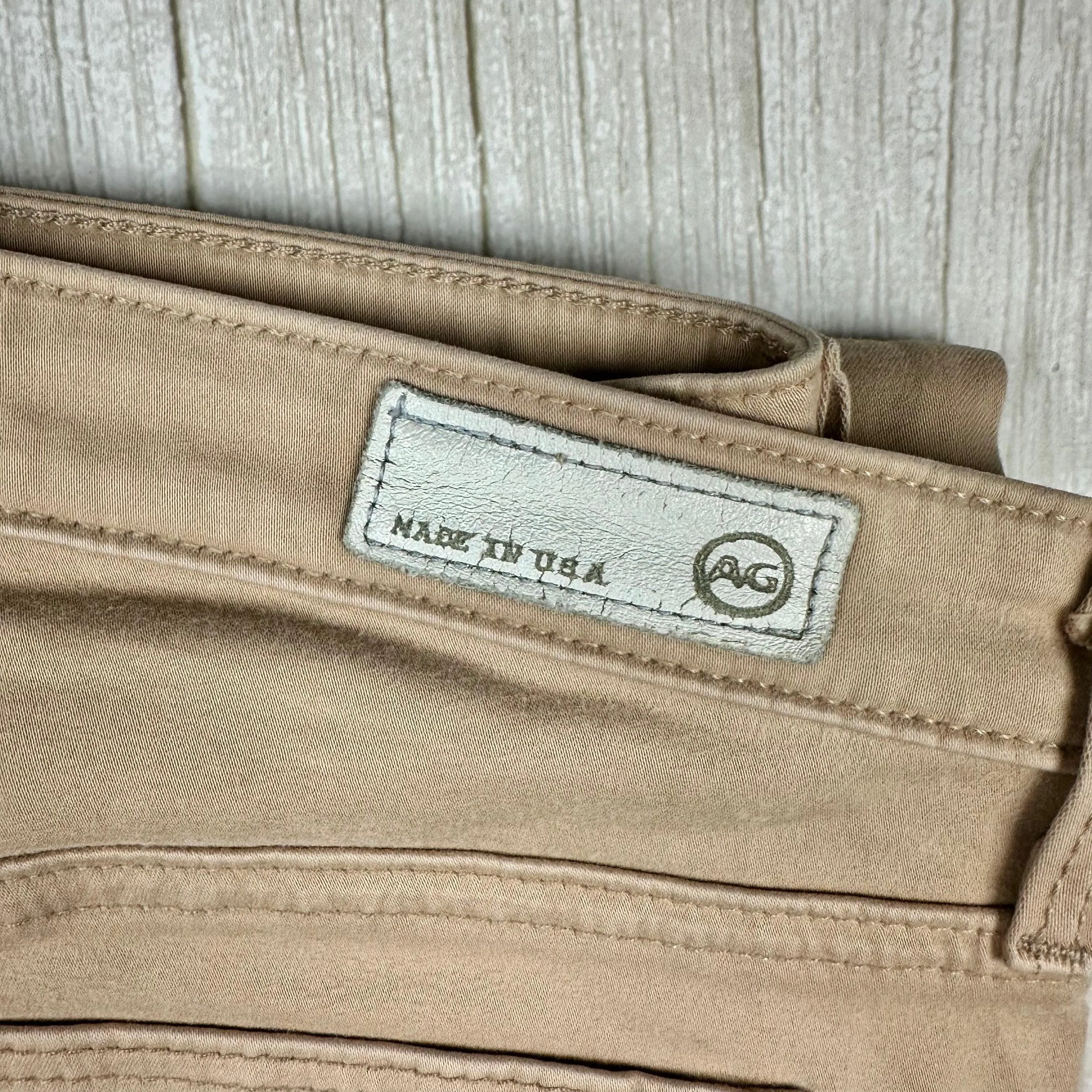 Adriano Goldschmied AG 'the Stilt' Slim Fit Beige Jeans- Size 25R