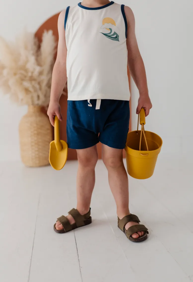 Baby Harem Shorts - Naval