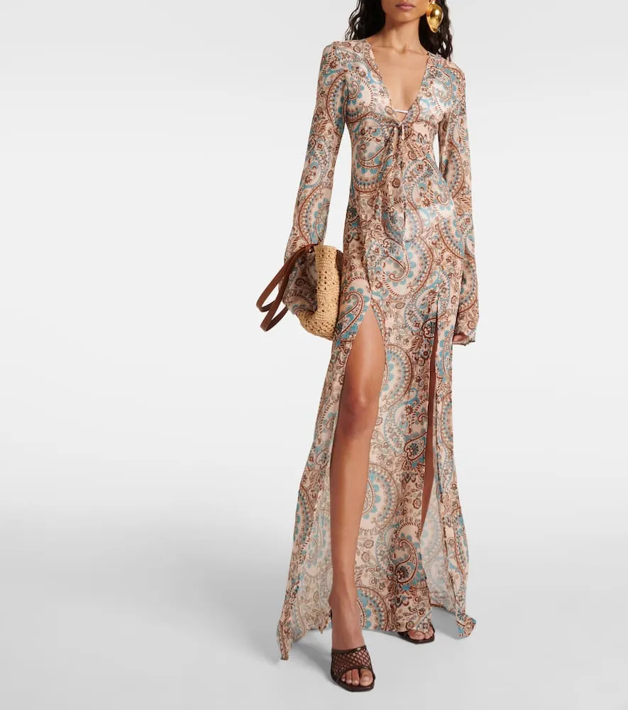 Bananhot Desert paisley beach cover-up