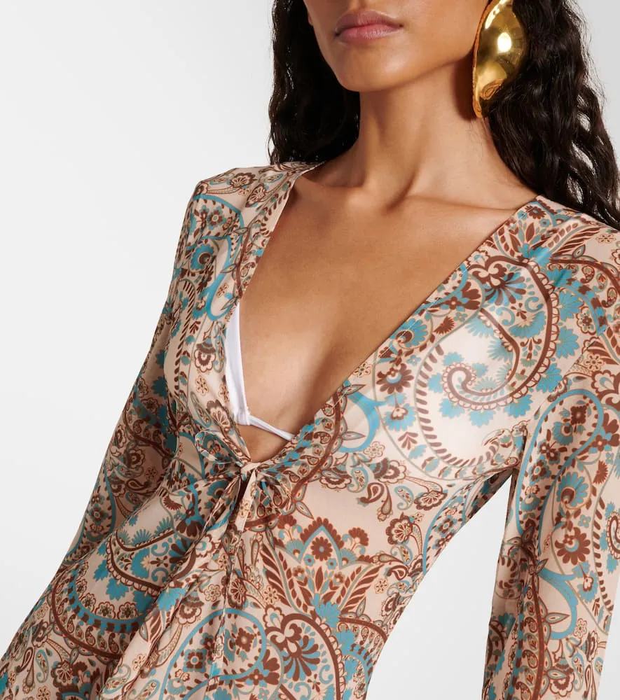 Bananhot Desert paisley beach cover-up