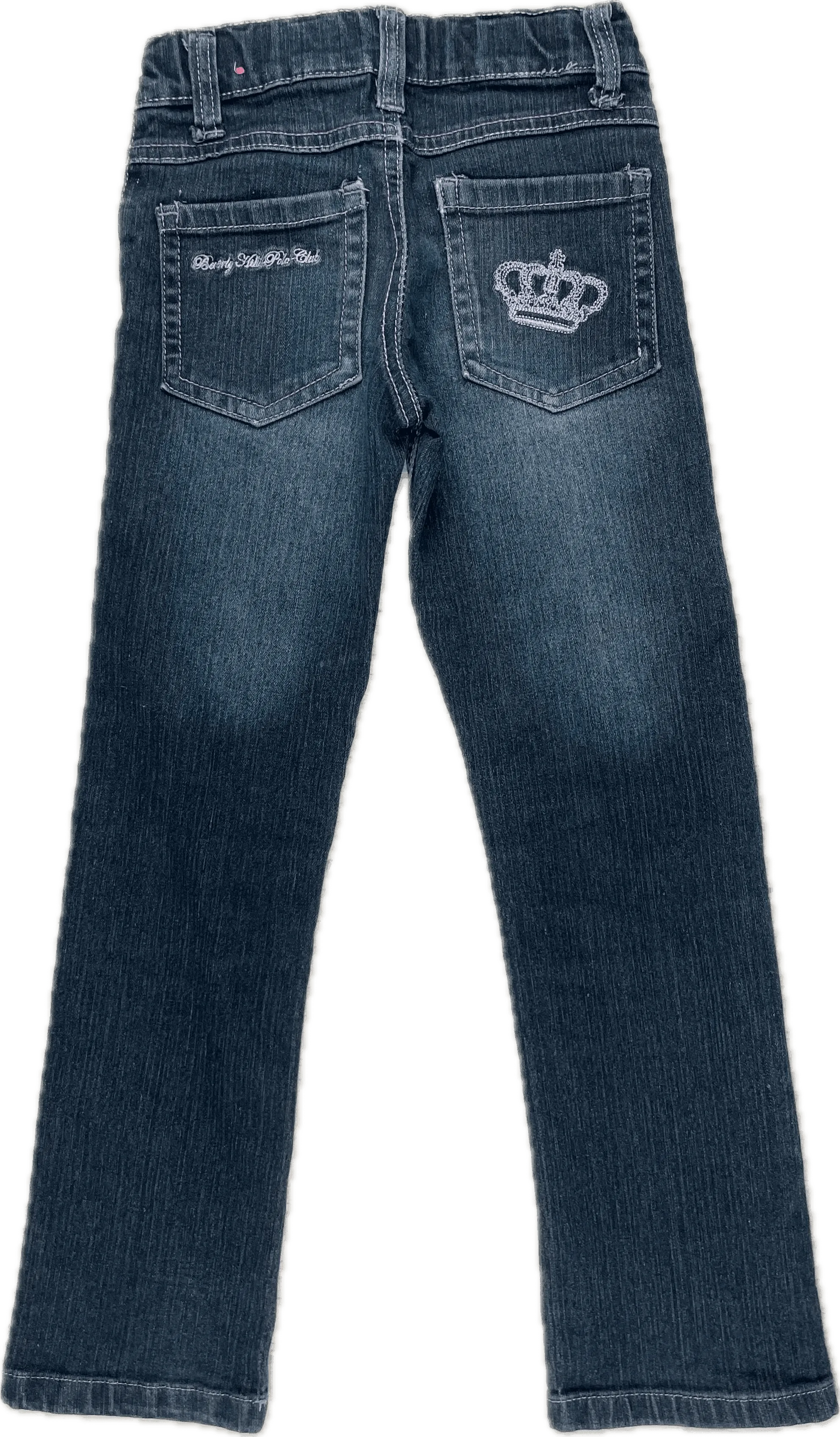 Beverly Hills Polo Club Girls Distressed Slim Fit Jeans - Size 8