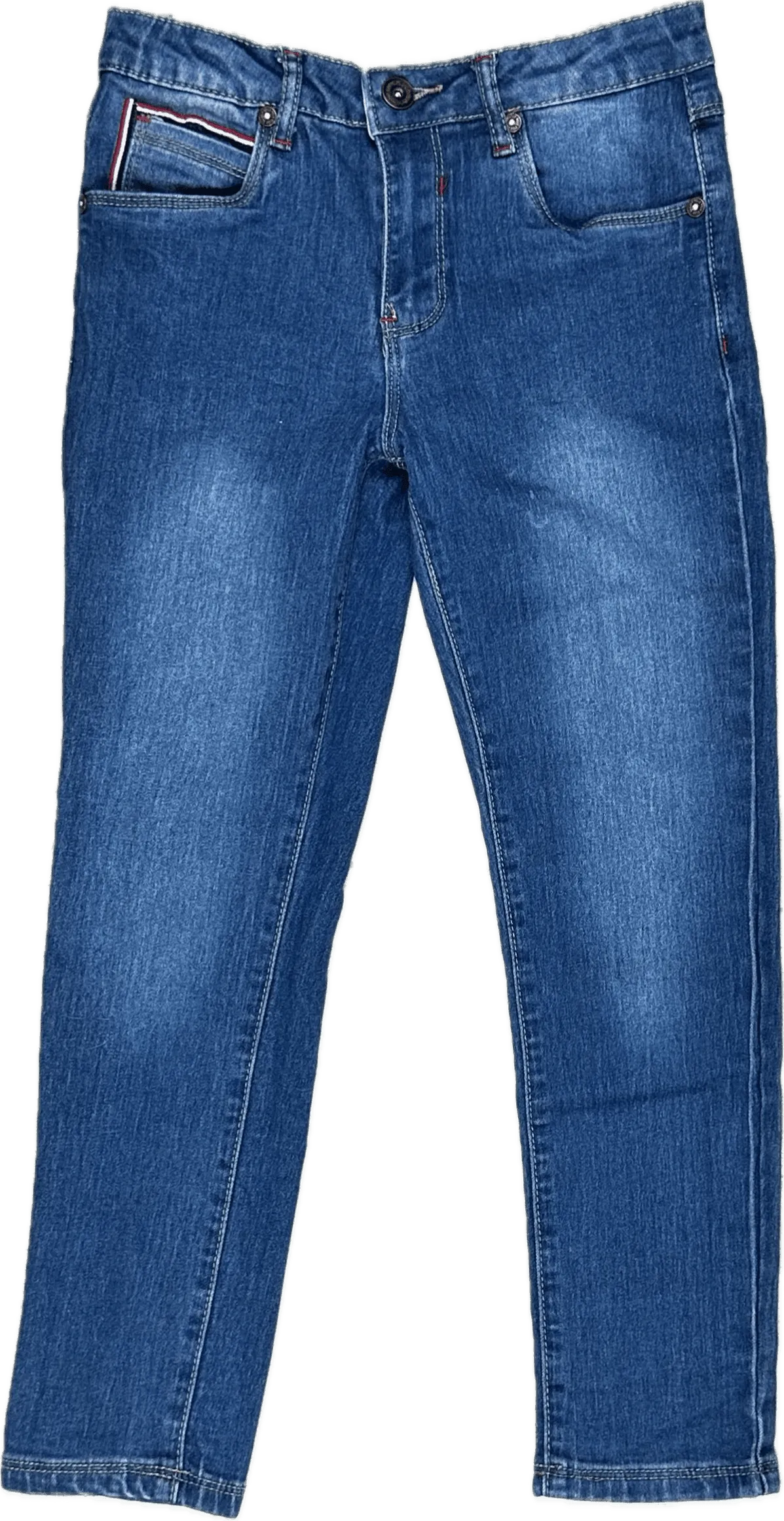 Beverly Hills Polo Club Slim Fit Logo Jeans - Size 10Y