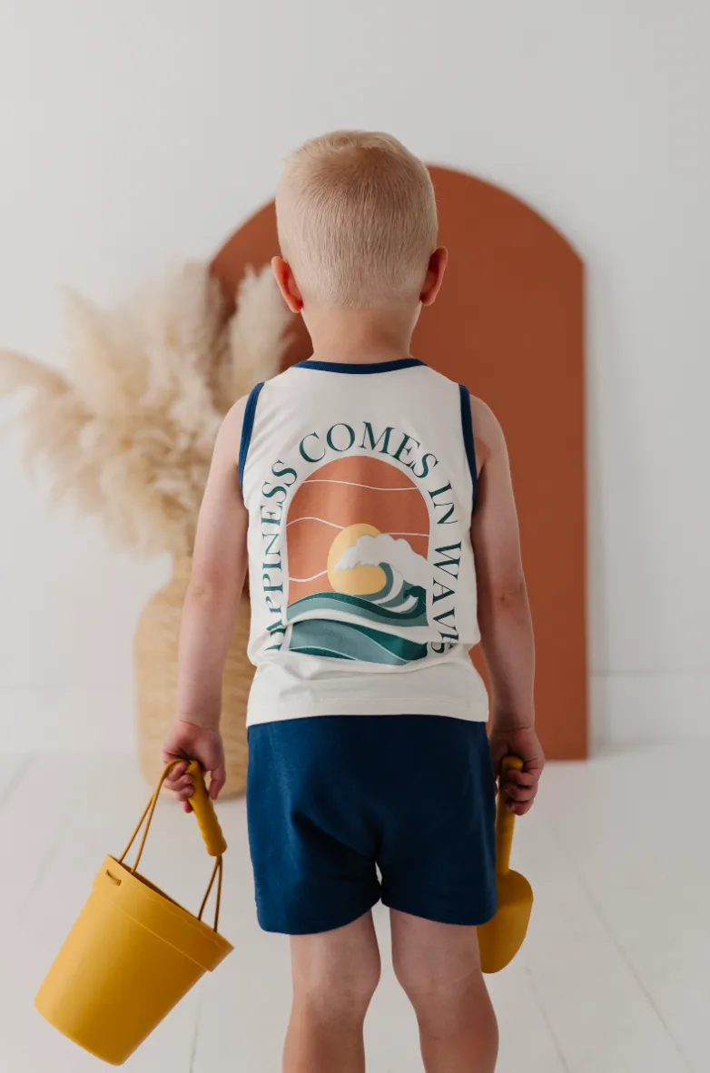 Boys Harem Shorts - Naval