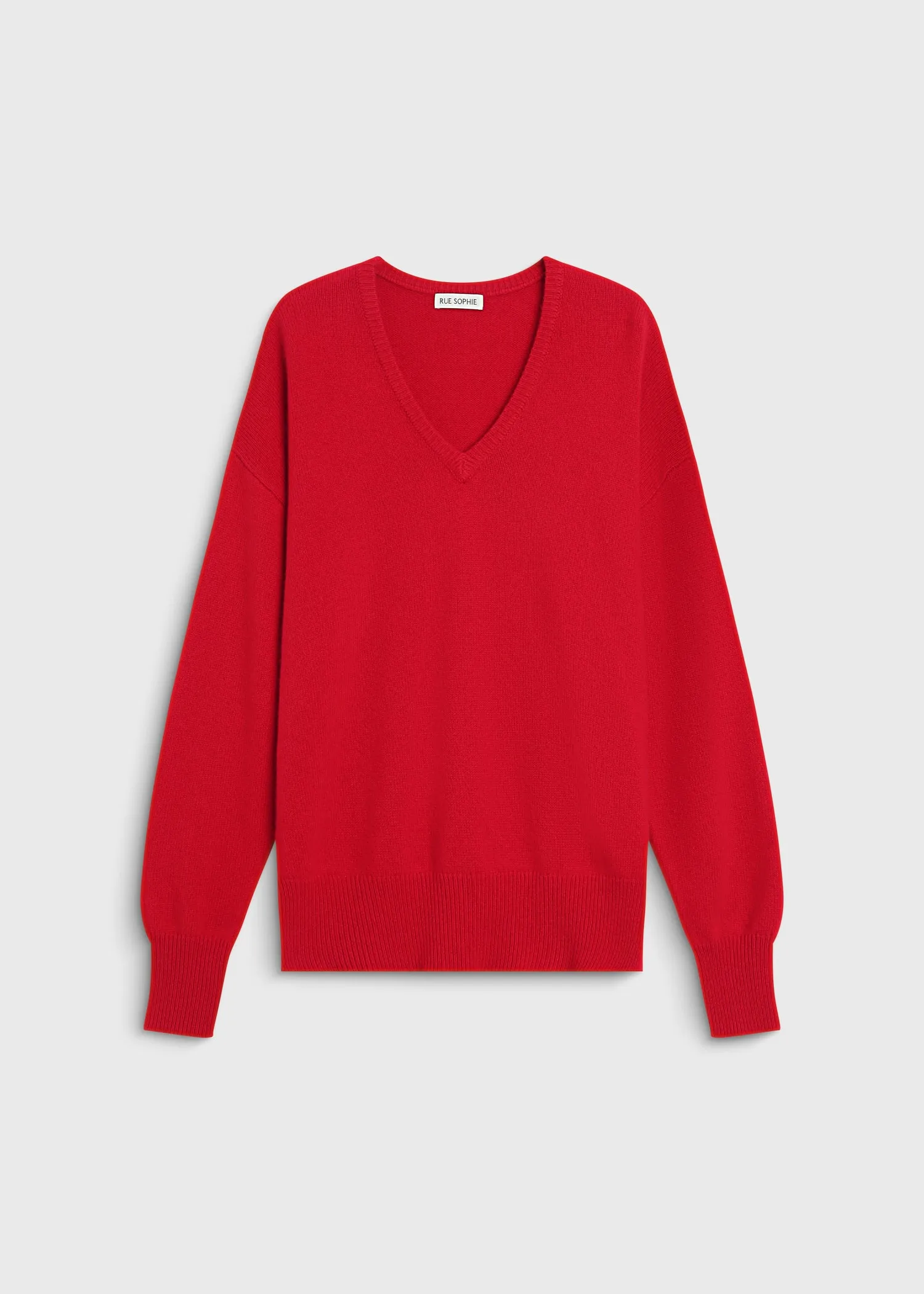Coquelicot V Neck Sweater
