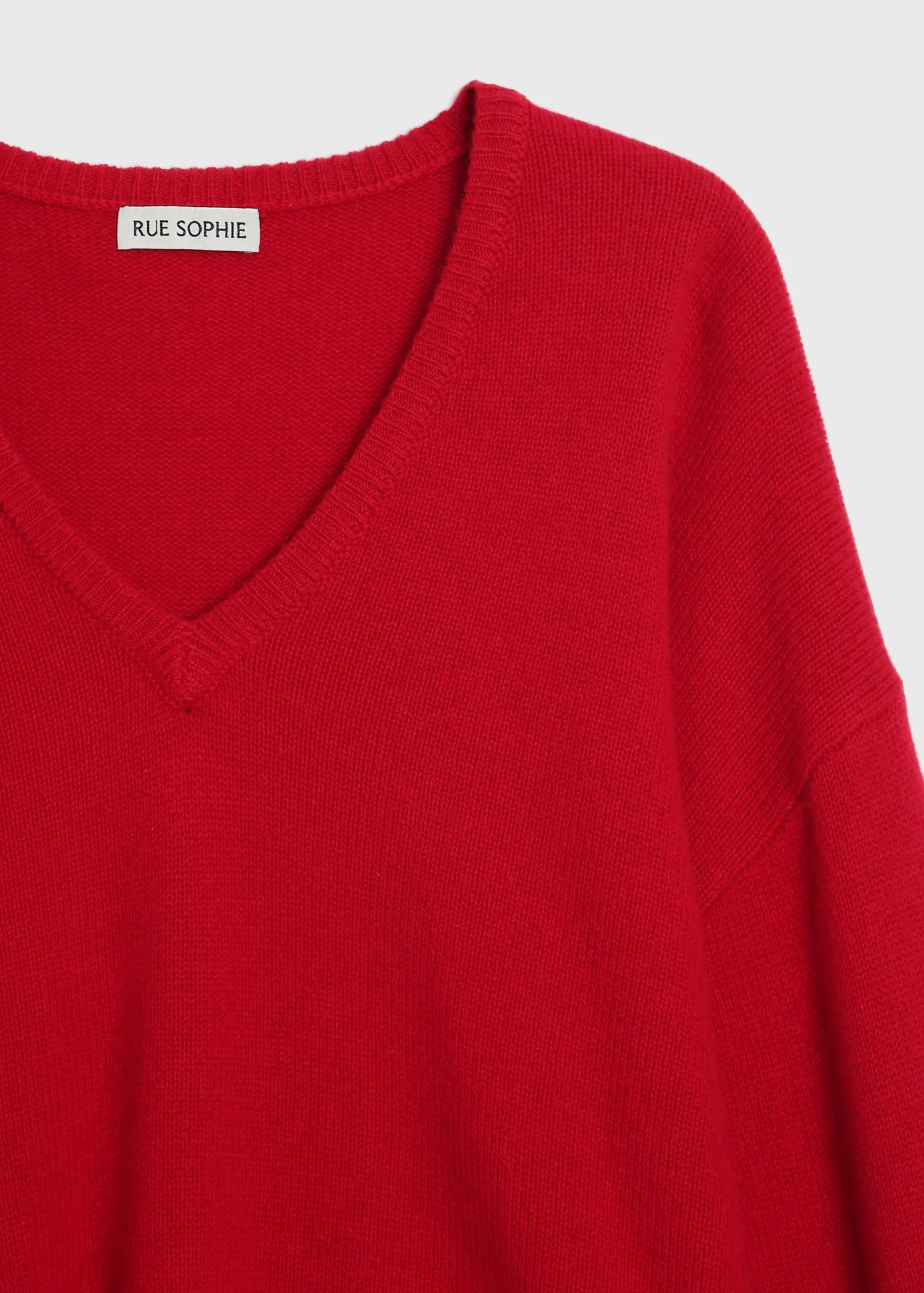Coquelicot V Neck Sweater