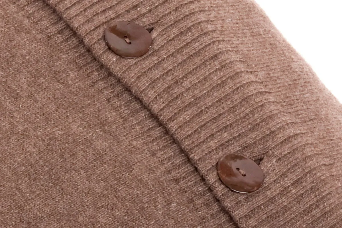 Cuscino con Bottoni 100% Cashmere