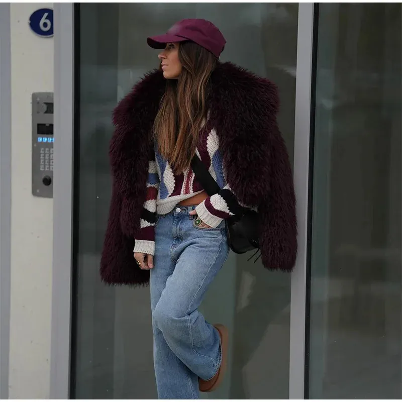 Faux Fur Jacket