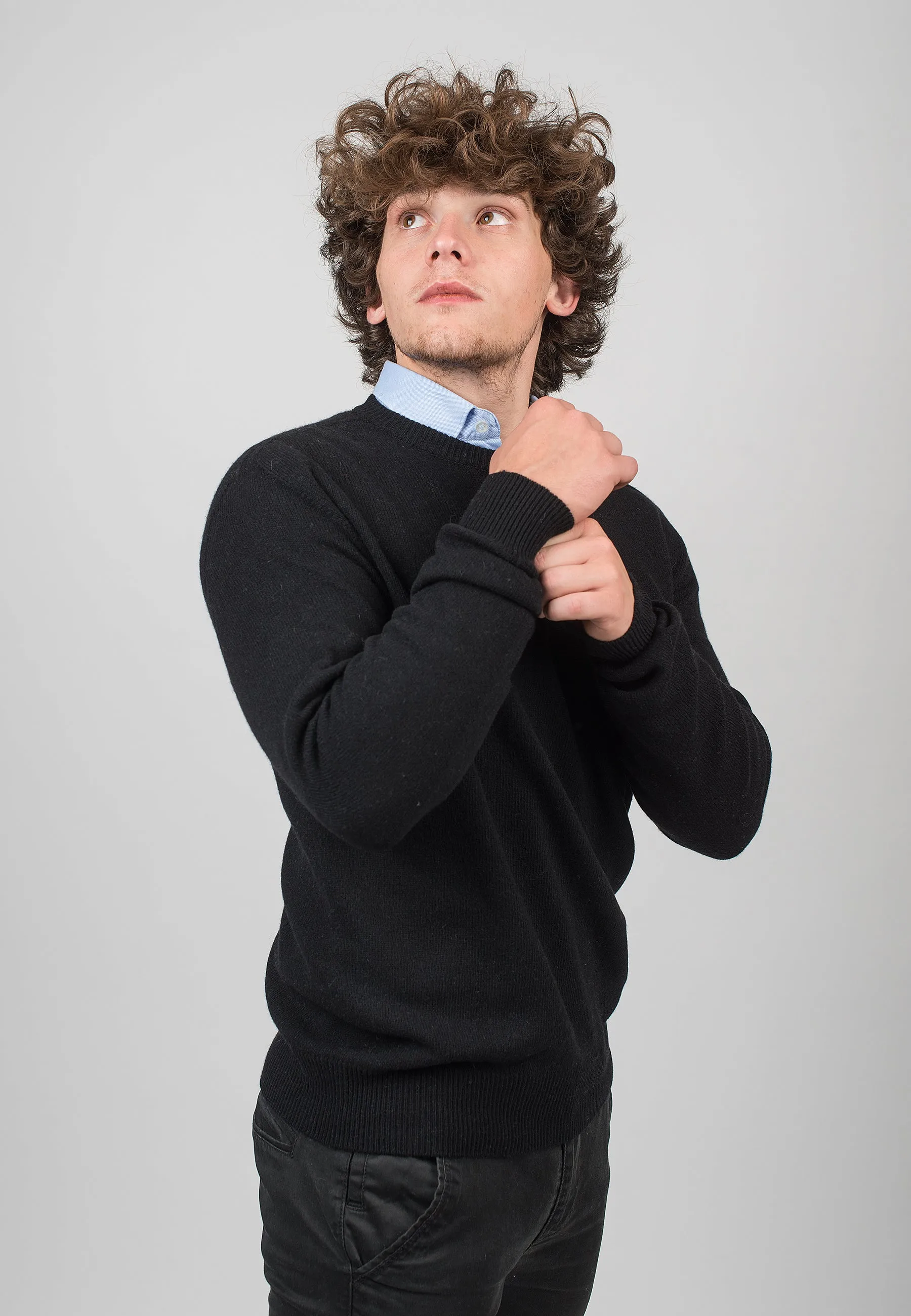 Girocollo 100% Cashmere rigenerato