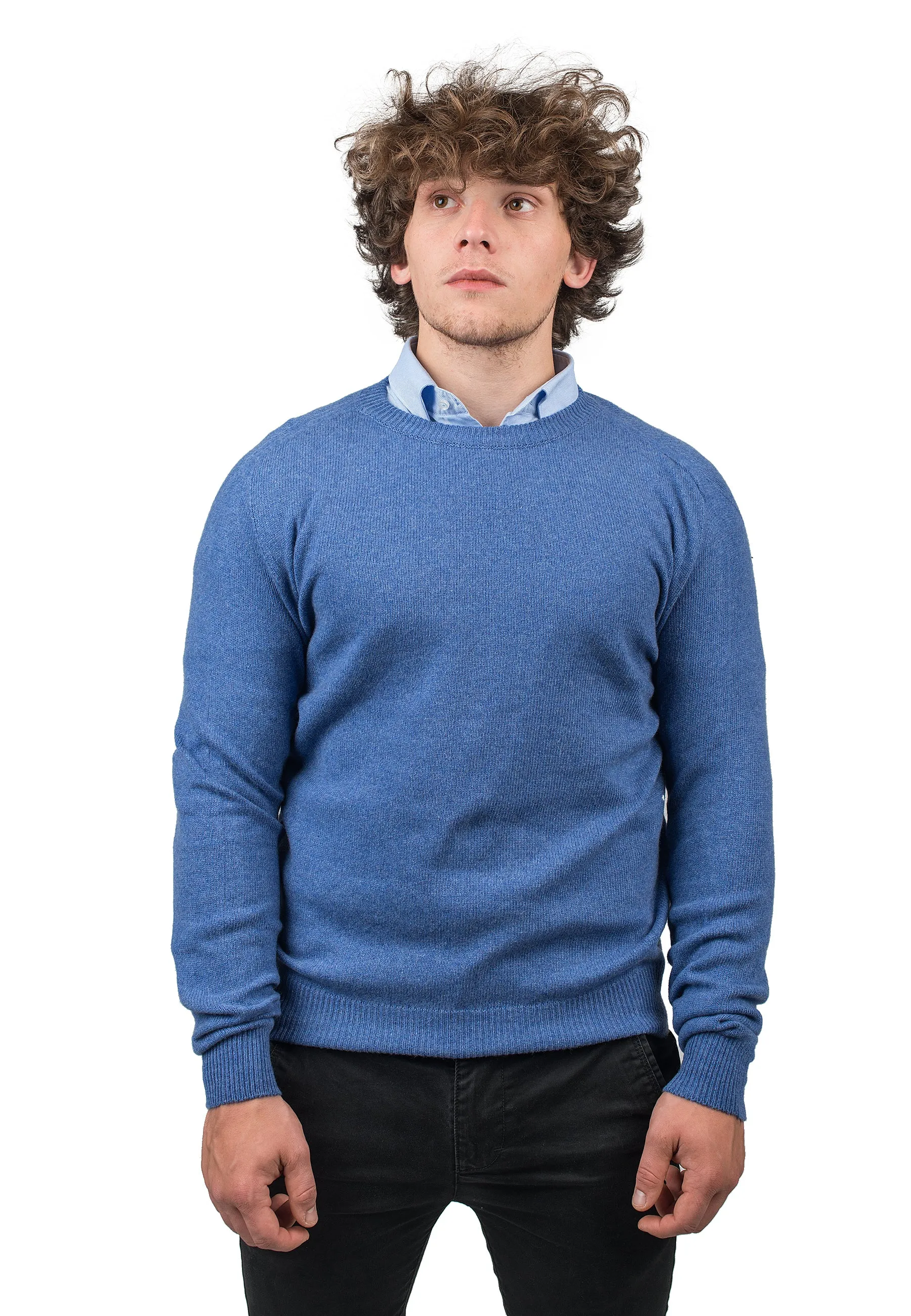 Girocollo 100% Cashmere rigenerato