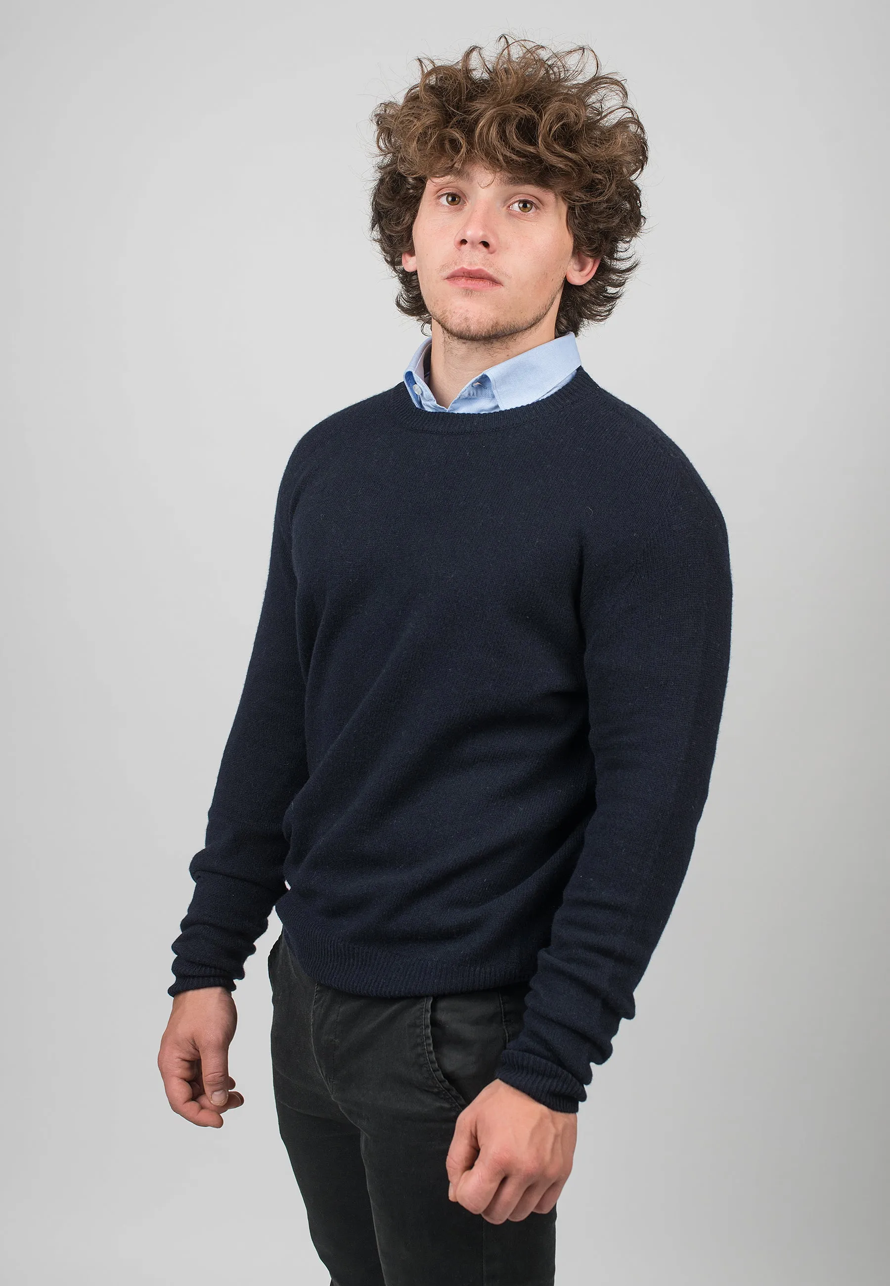Girocollo 100% Cashmere rigenerato