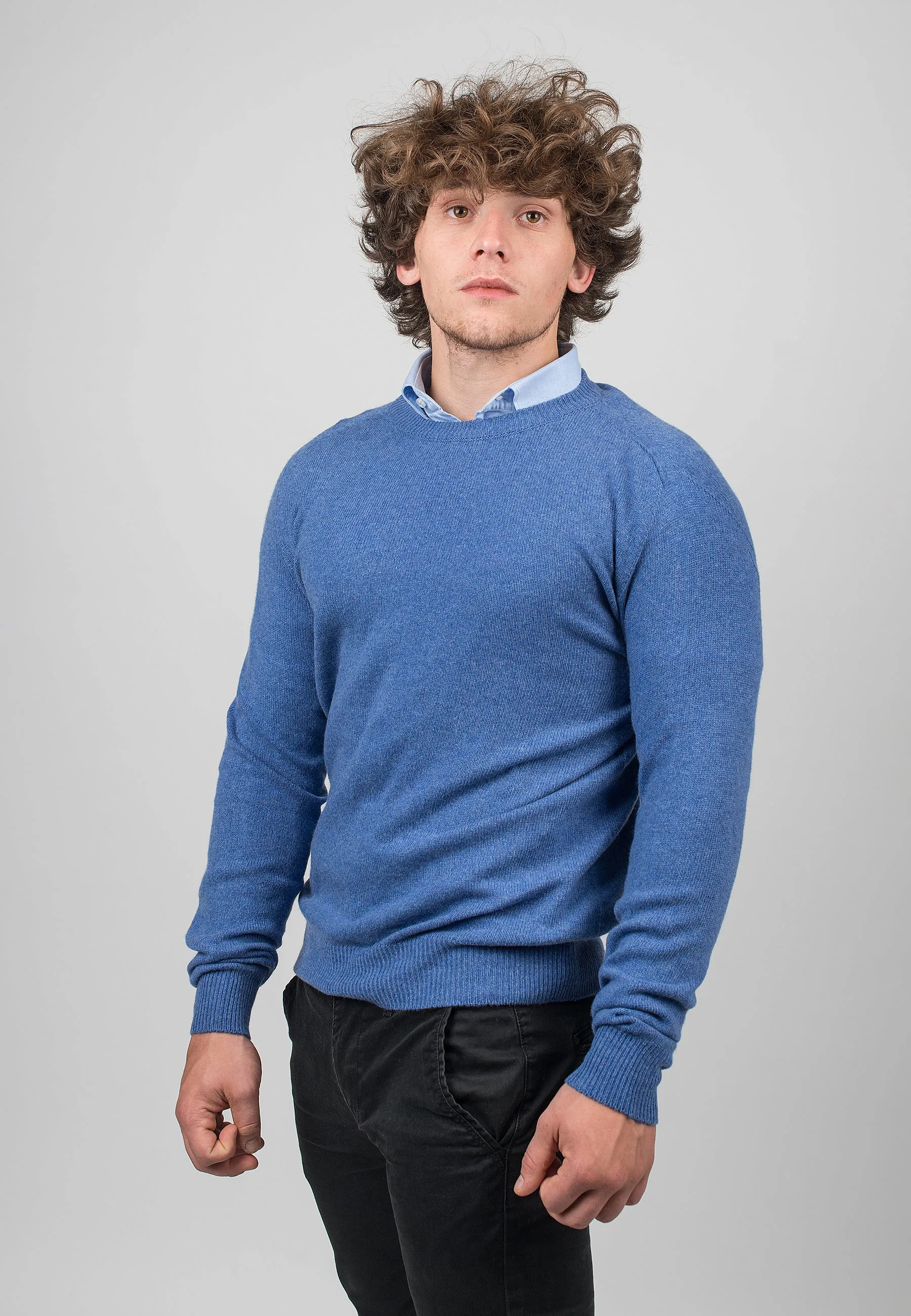 Girocollo 100% Cashmere rigenerato