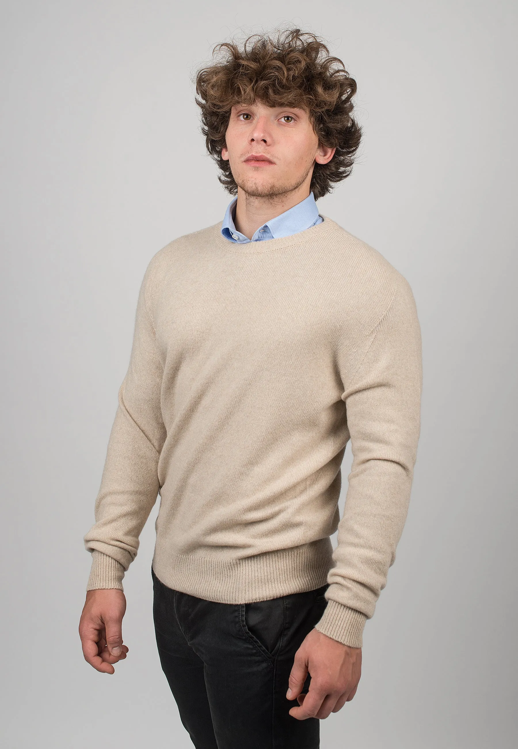 Girocollo 100% Cashmere rigenerato