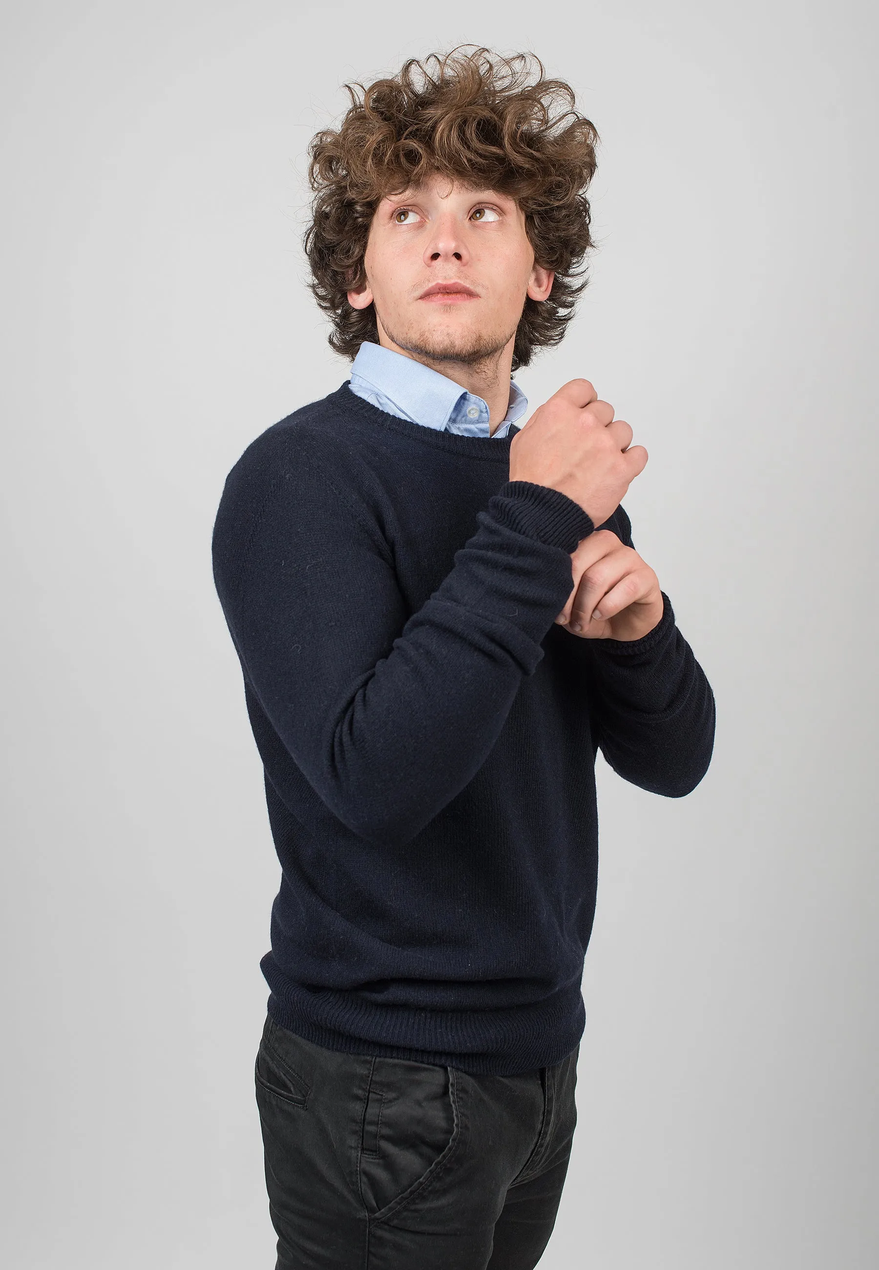 Girocollo 100% Cashmere rigenerato