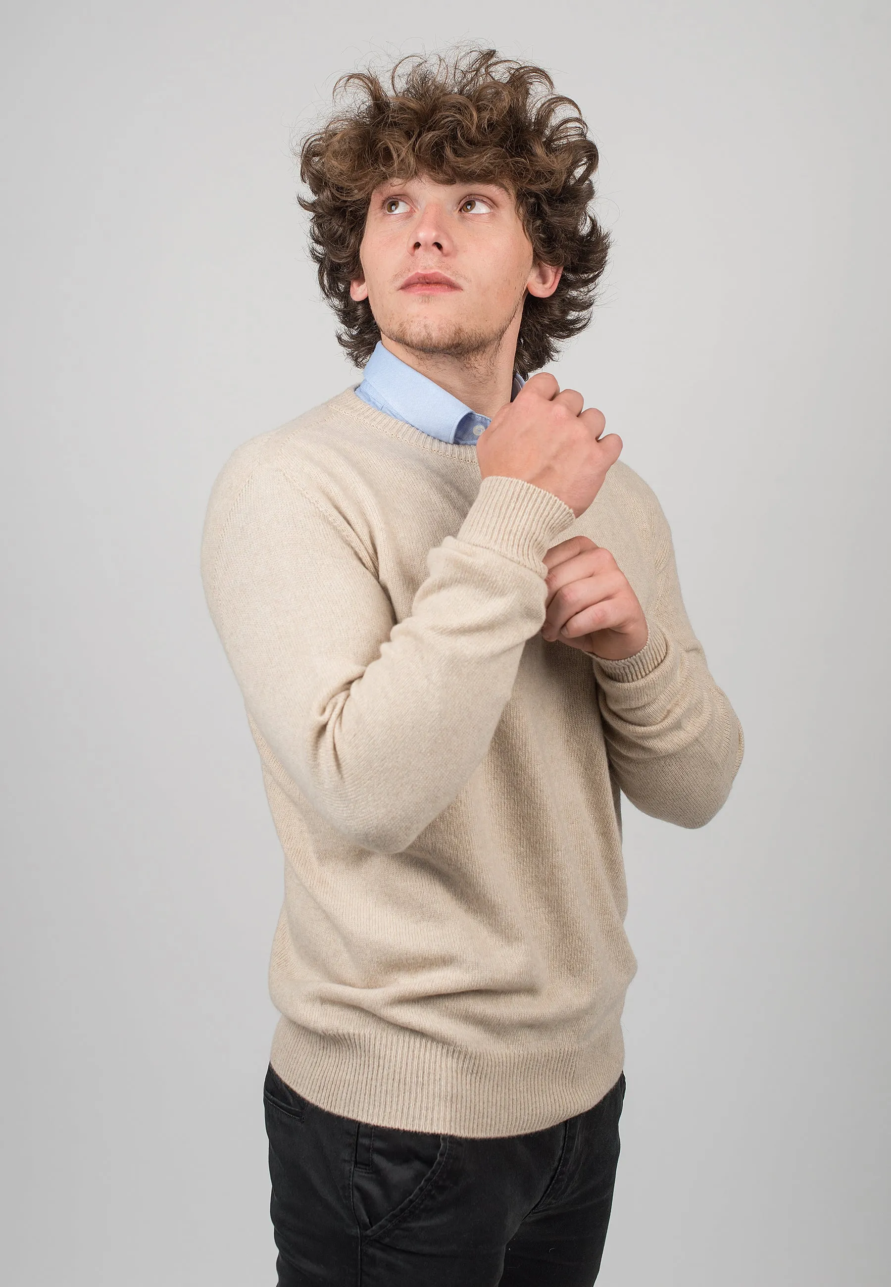 Girocollo 100% Cashmere rigenerato