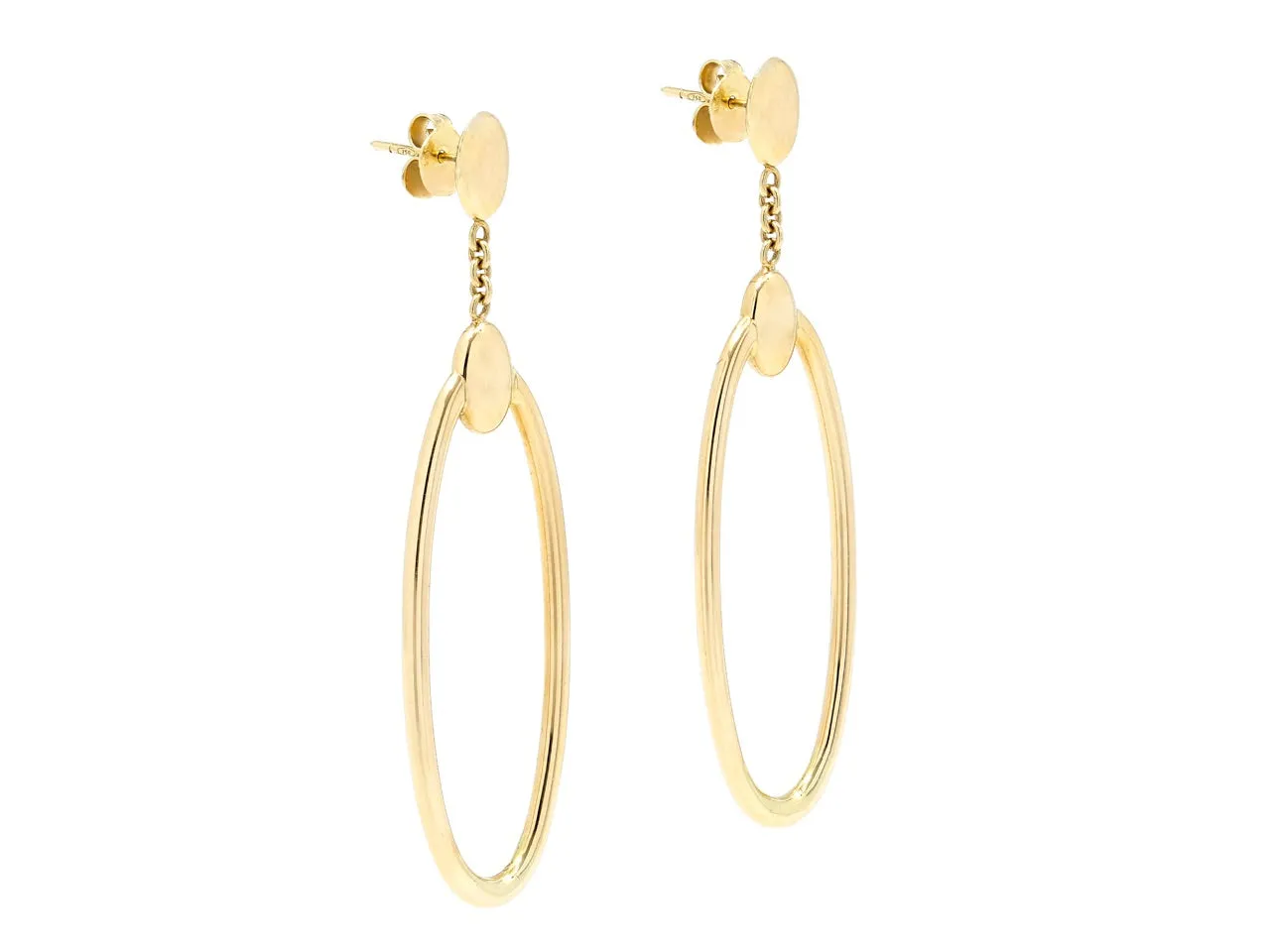 Gold Hoop Earrings, by Beladora