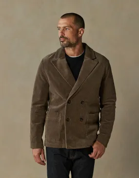 Hawthorne Cord Blazer in Taupe