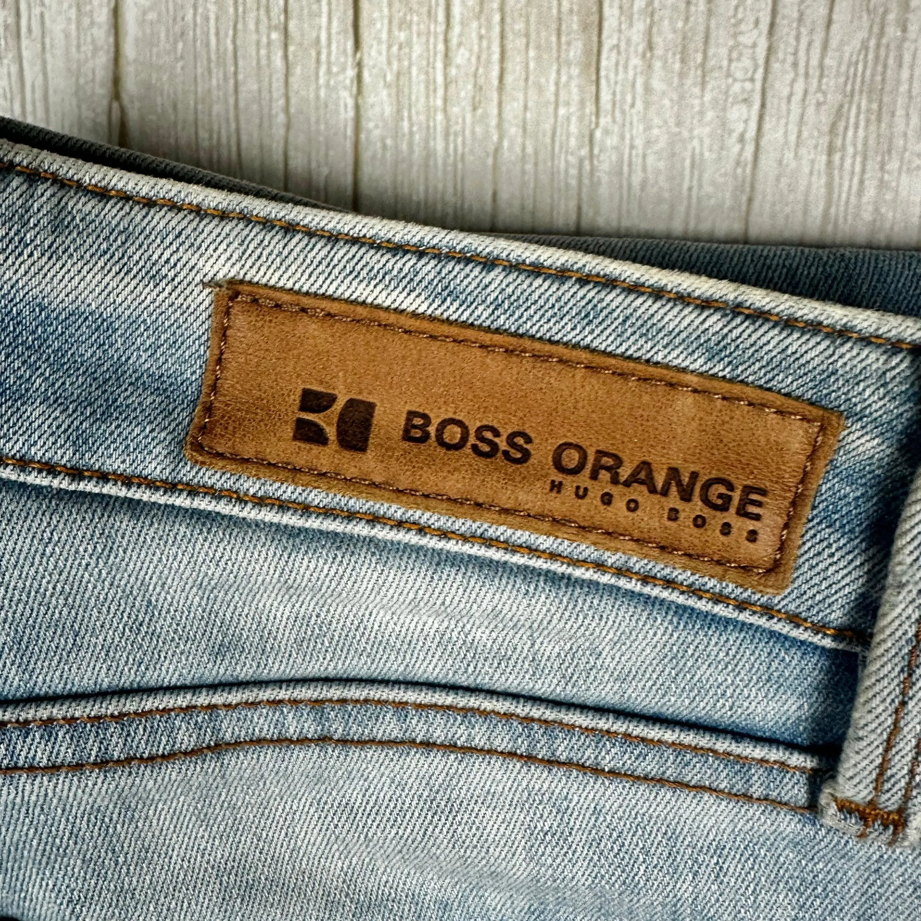 Hugo Boss Orange Ladies Straight Fit Jeans Size- 25