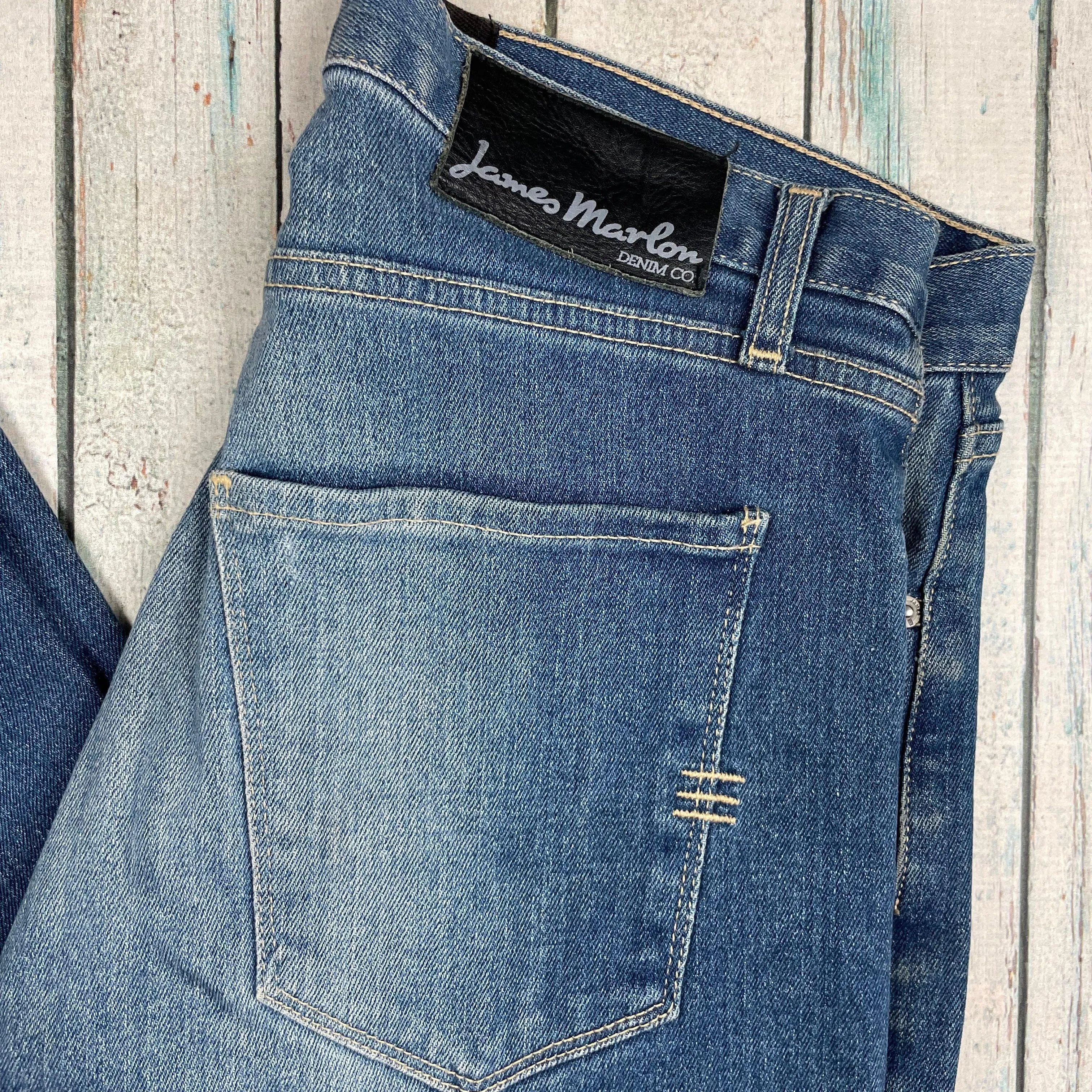 James Marlow Australian Made Mens Slim Fit Jeans- Size 30
