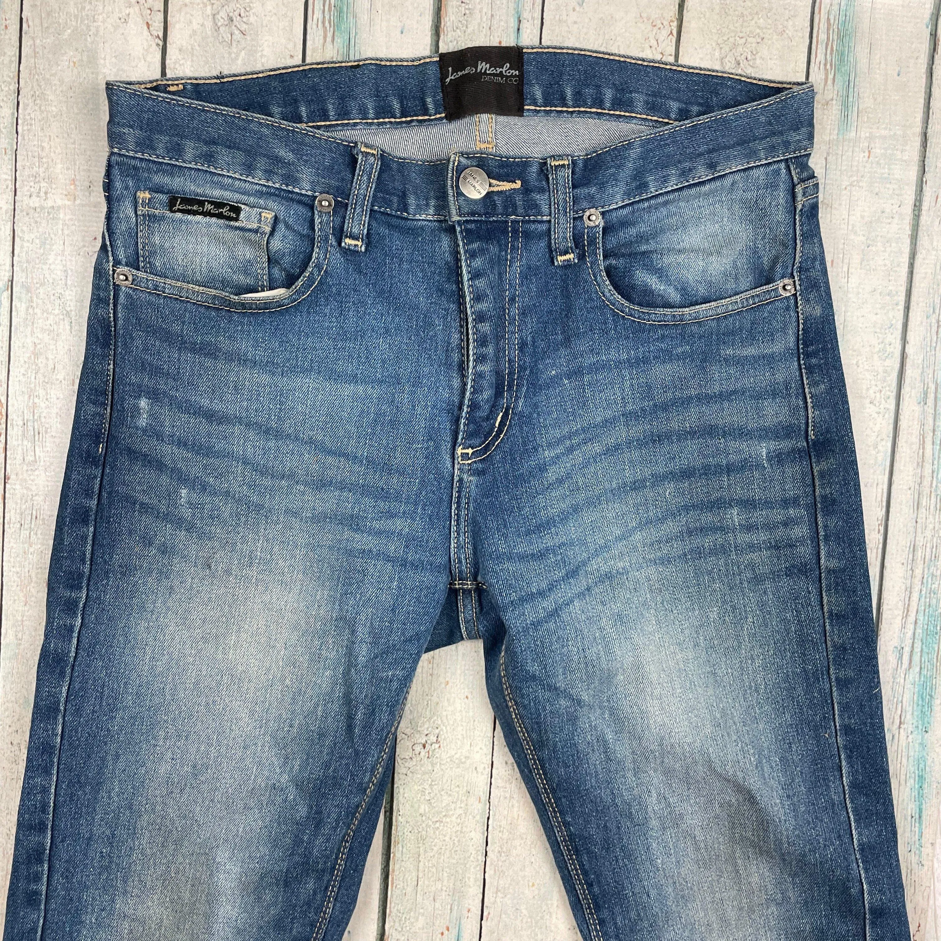 James Marlow Australian Made Mens Slim Fit Jeans- Size 30