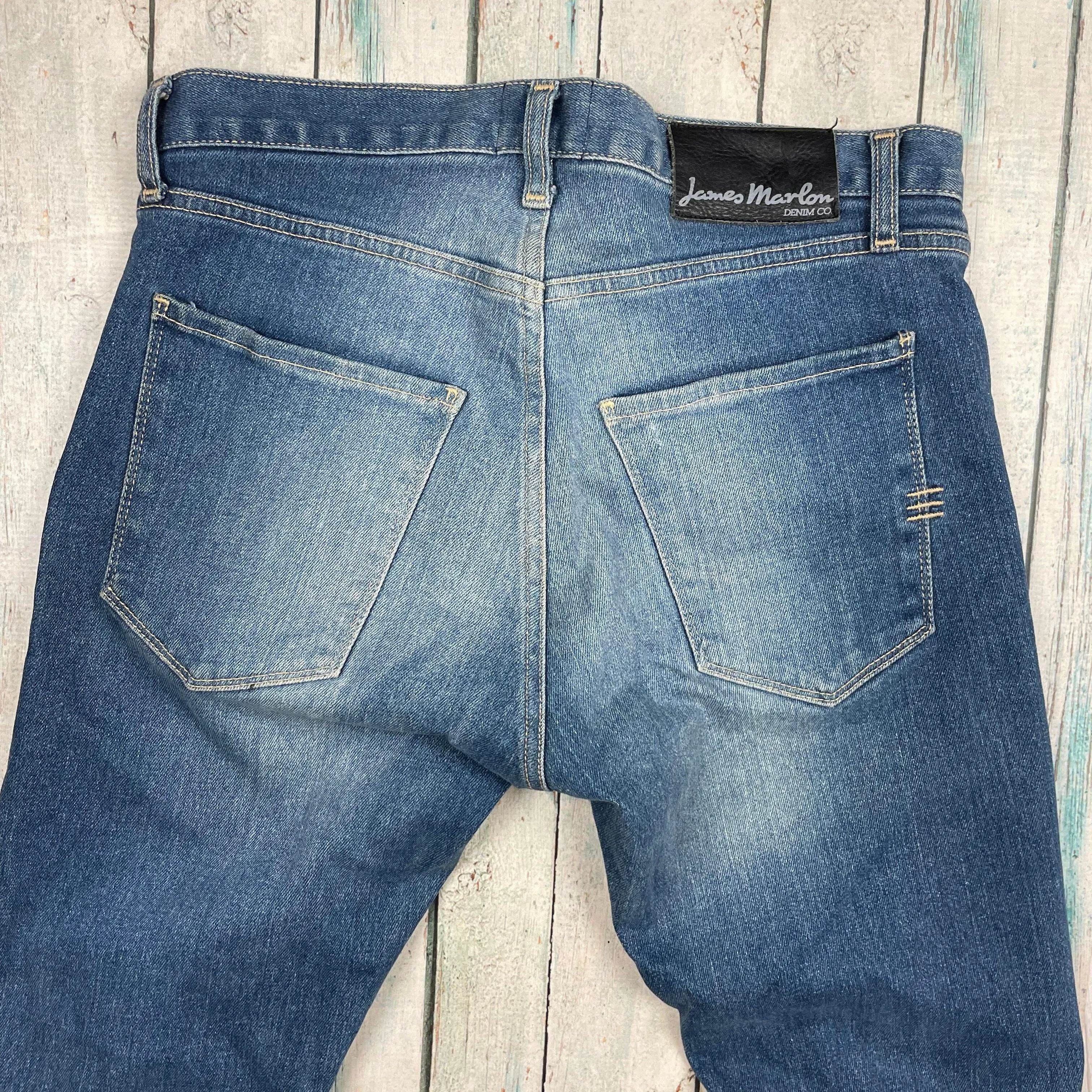 James Marlow Australian Made Mens Slim Fit Jeans- Size 30