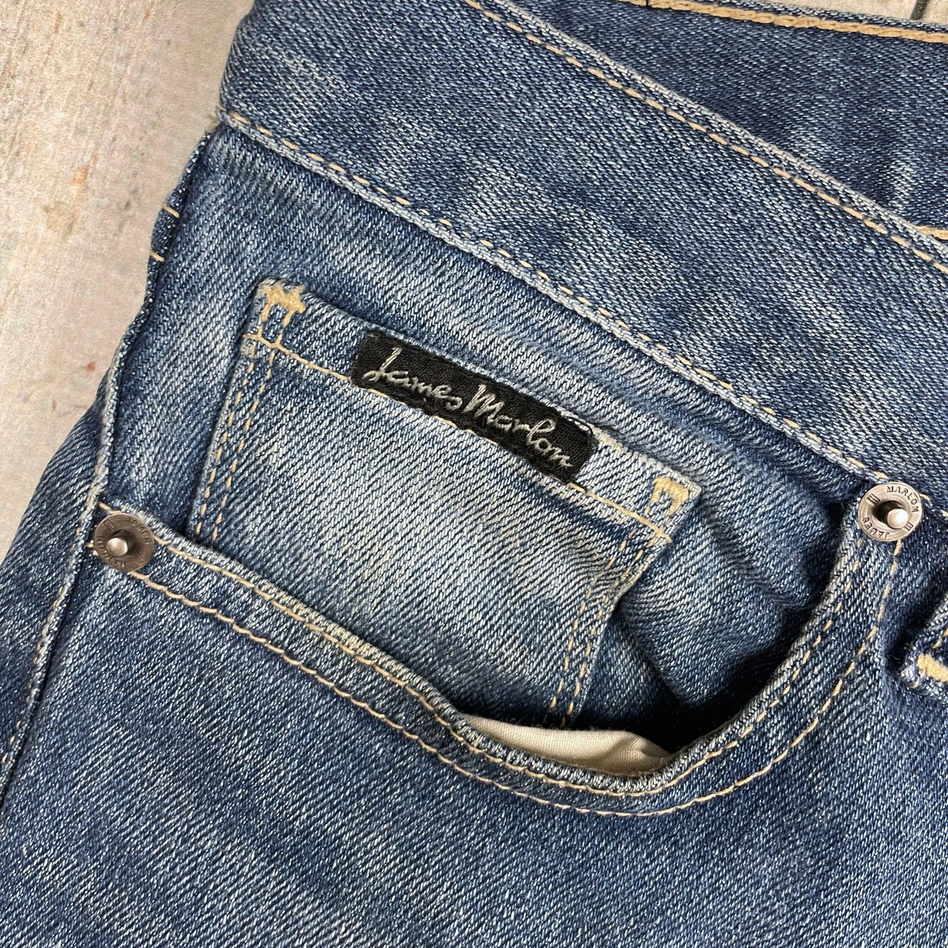 James Marlow Australian Made Mens Slim Fit Jeans- Size 30