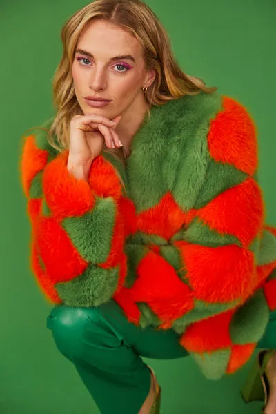 Jayley Delilah Diamond Checked jacket
