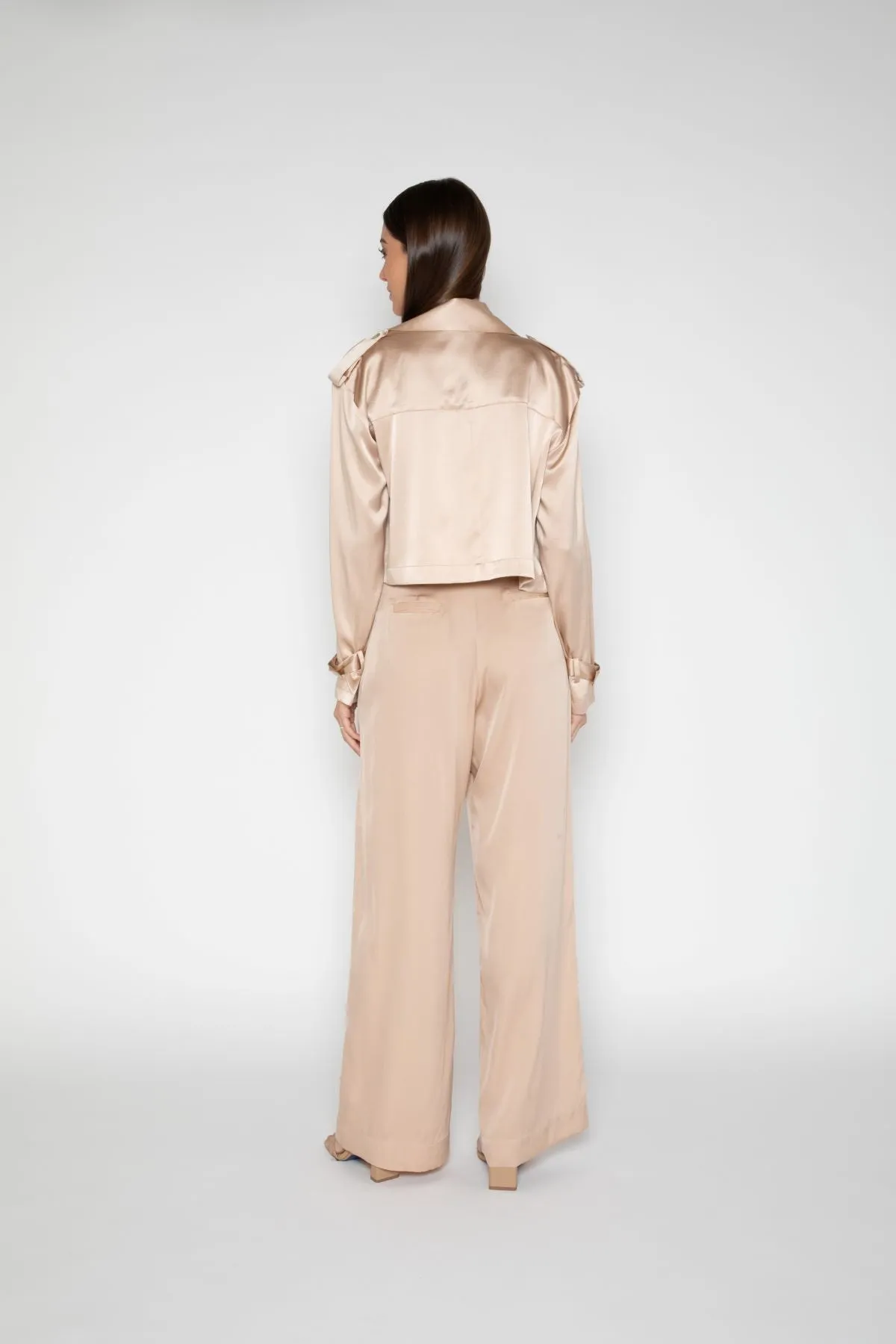 Kensington Trench Cropped