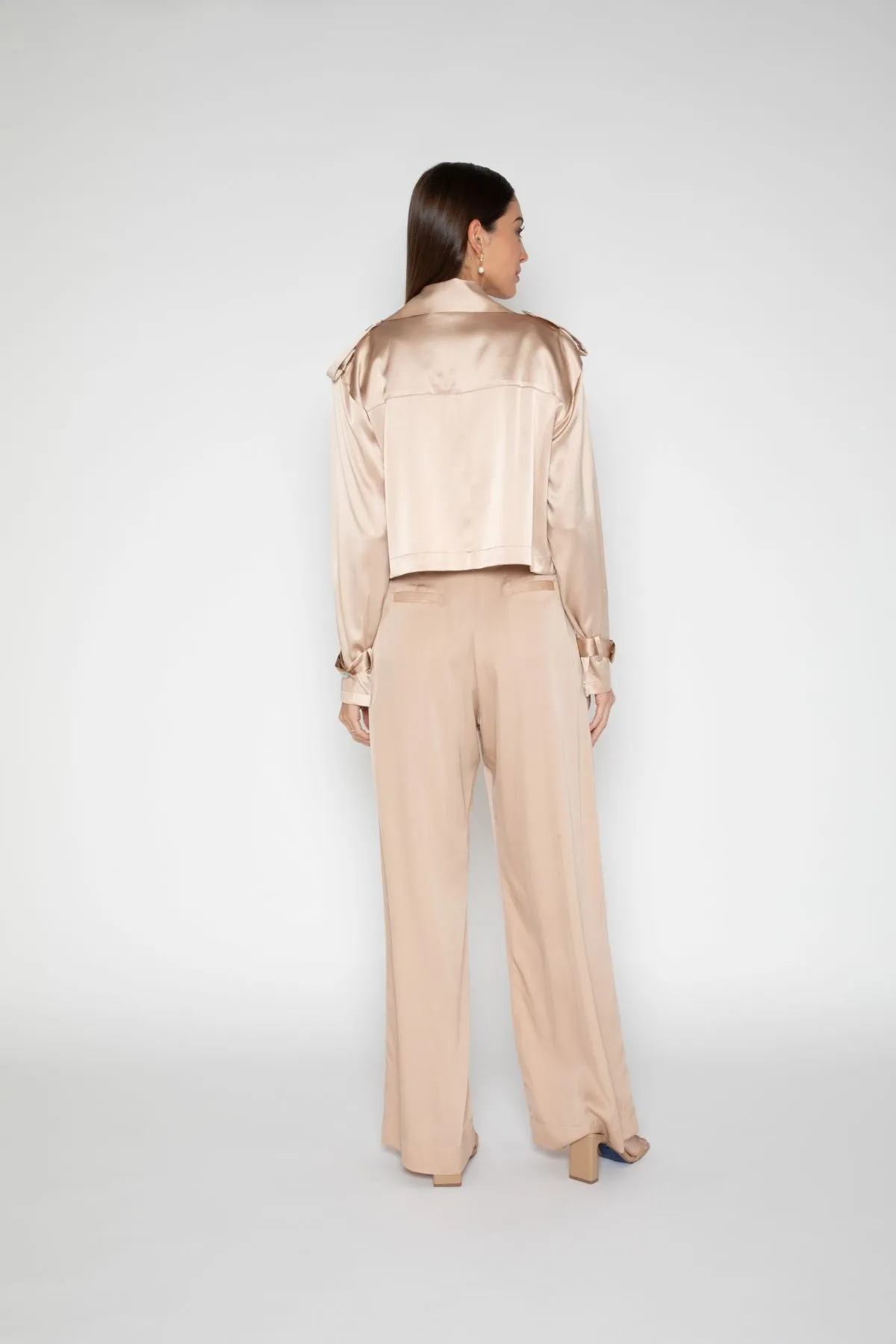 Kensington Trench Cropped