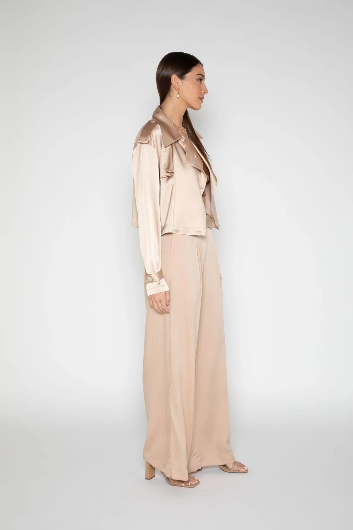 Kensington Trench Cropped