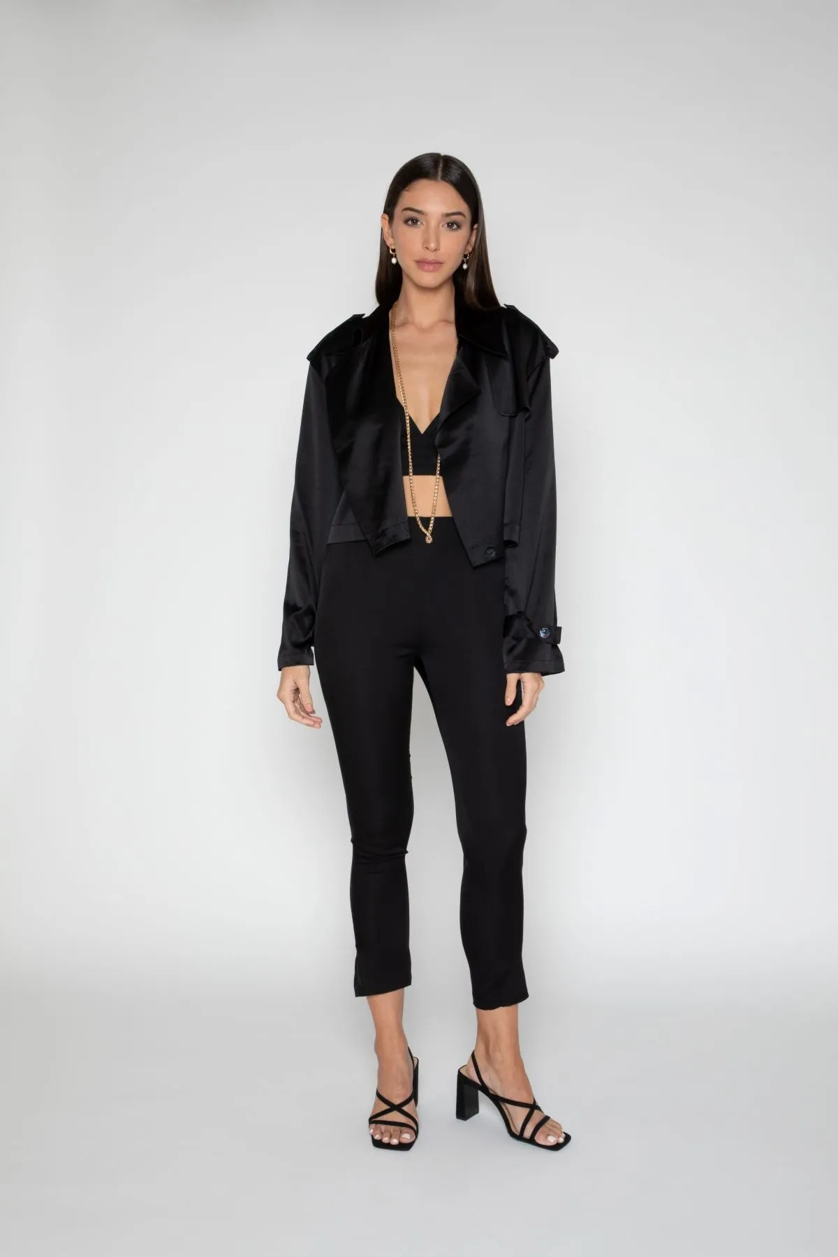 Kensington Trench Cropped