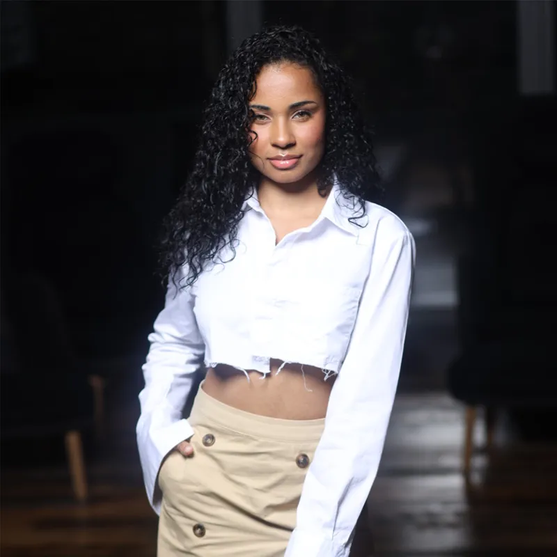 Khaki Button Skirt