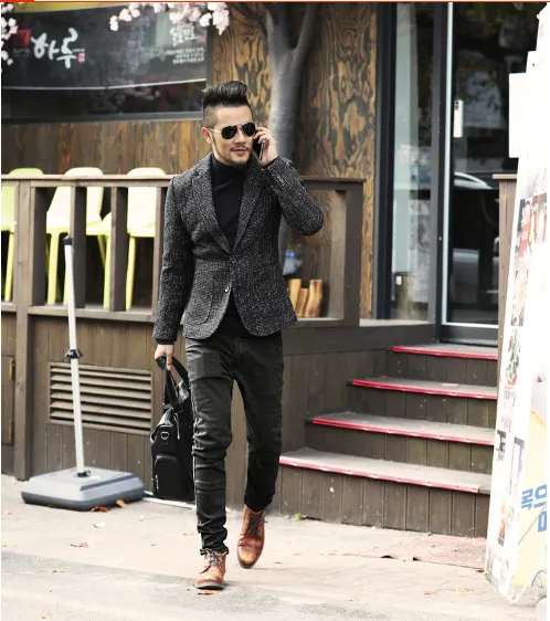 Men's Spring & Autumn Casual Suit Jacket