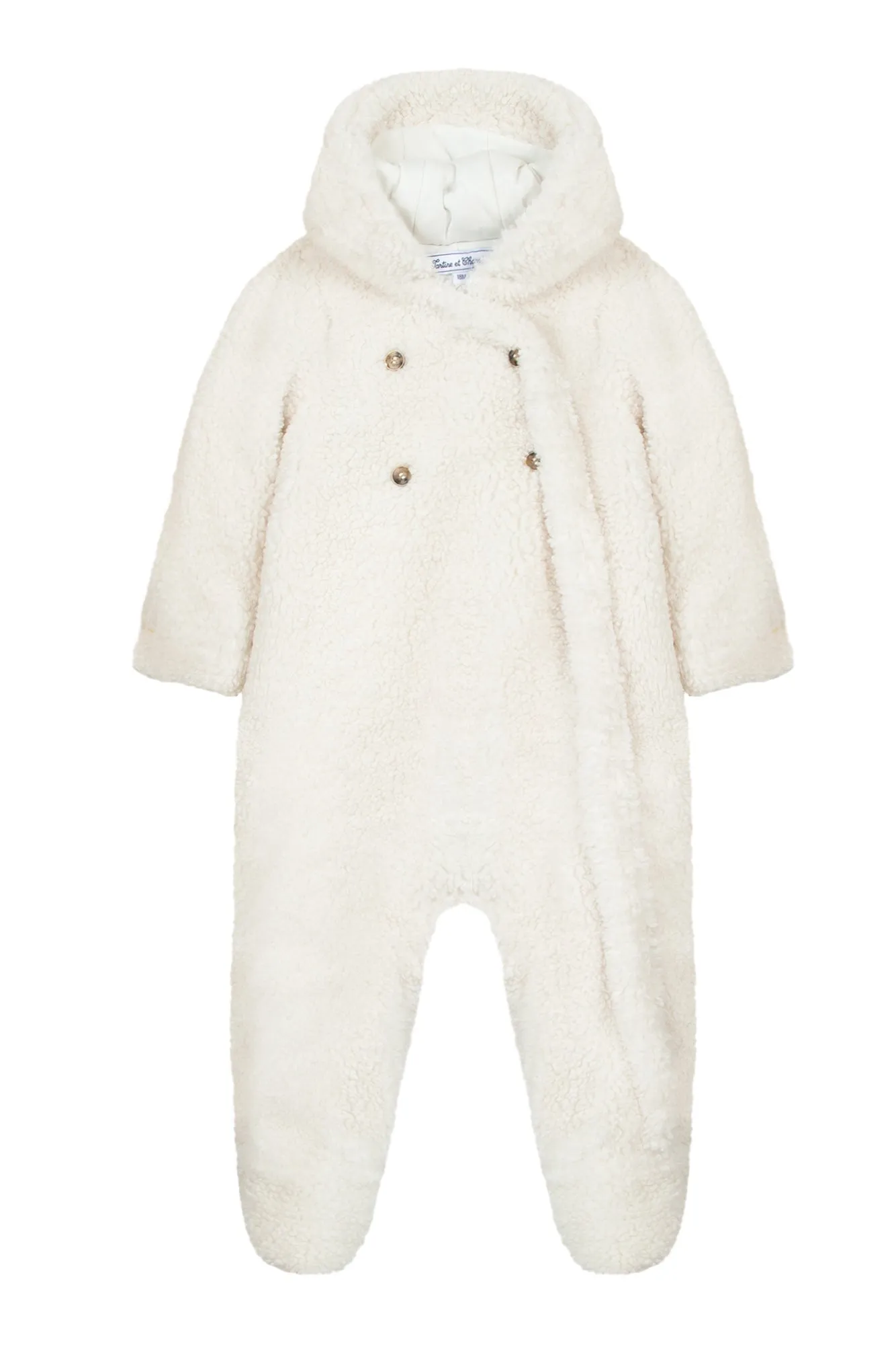 Onesie - Mother-of-pearl faux fur