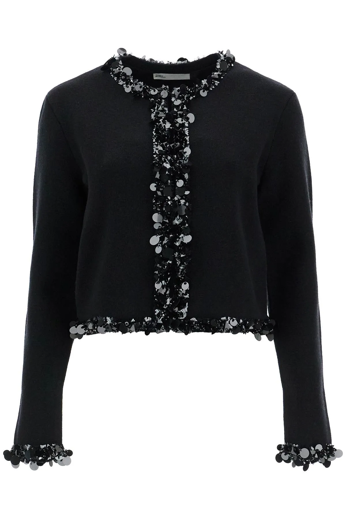 Tory Burch Beaded Cardigan
