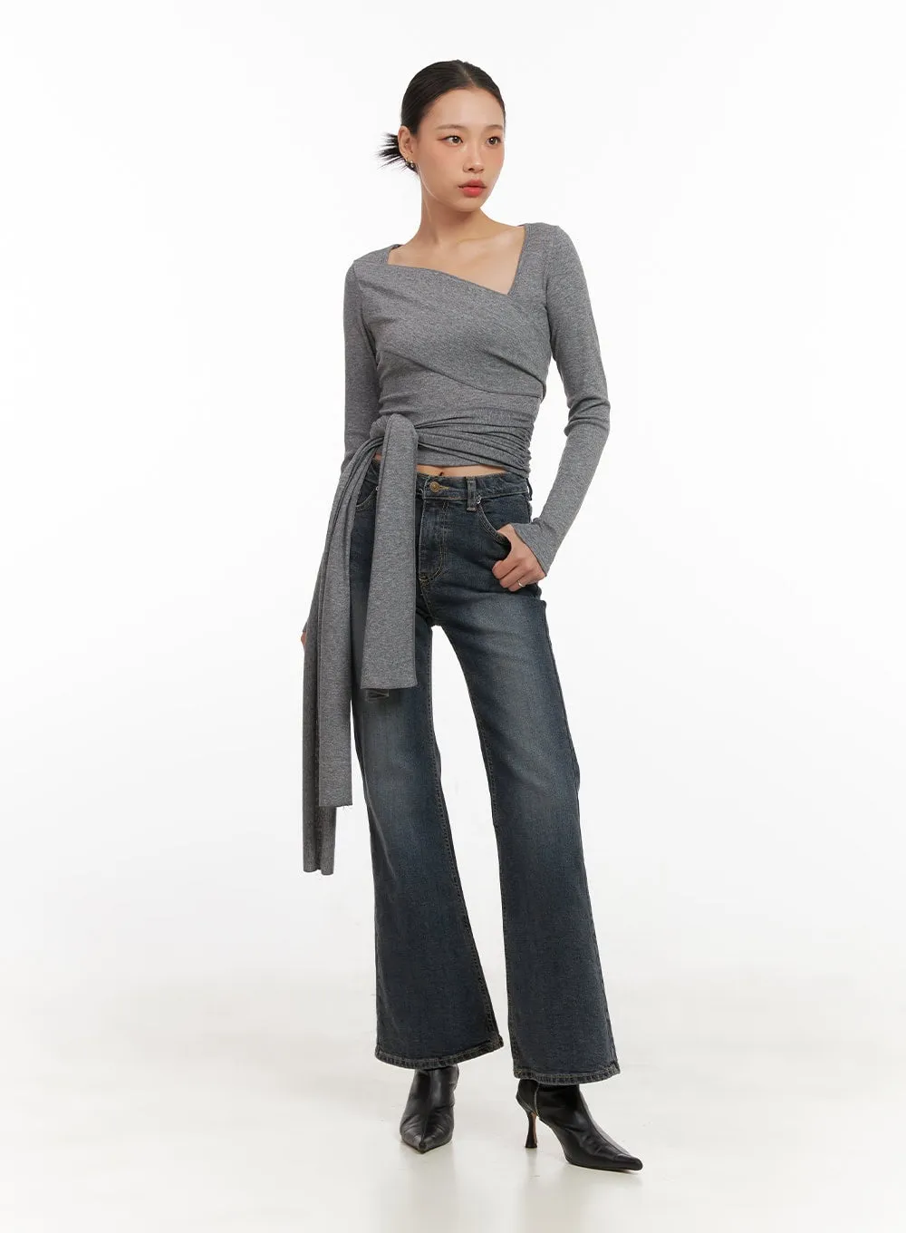 Veronica Slim Fit Washed Jeans CD409